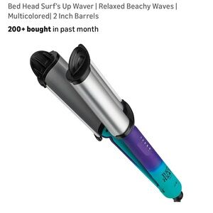 Bed Head Surf’s Up Waver, Relaxed Beachy Waves, 2 Inch Barrels